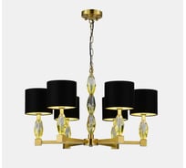 Люстра подвесная ST LUCE Латунь/Черный E14 6*40W SL1759.303.06