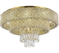Светильник потолочный ST LUCE Латунь/Прозрачный, Янтарный E14 16*60W SL1637.302.16