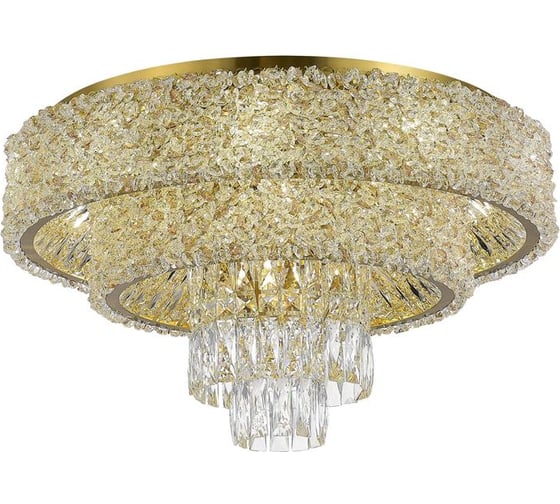 Светильник потолочный ST LUCE Латунь/Прозрачный, Янтарный E14 16*60W SL1637.302.16