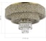 Светильник потолочный ST luce Латунь/Прозрачный, Янтарный E1х60W SL1637.302.16 2