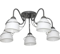 Светильник ЭЛЕТЕХ Атлас 151 хром, плафон 0898 НСБ 01-5х60-137 Е27 ИУ 1005404476