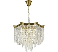 Светильник подвесной ST LUCE Латунь/Прозрачный E14 7*60W SL1659.303.07