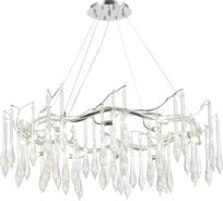 Светильник подвесной ST LUCE Хром/Хром, Прозрачный G9 12*5W 4000K SL1660.103.12