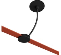 Подвод питания ST LUCE на тросе со встраиваемым ооснованием Черный ST411.408.01