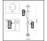 Настенный светильник ODEON LIGHT GU10 LED 10W MANCHESTER 7013/2W 2