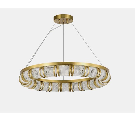 Светильник подвесной ST LUCE Латунь/Прозрачный LED 1*50W SL6011.303.01