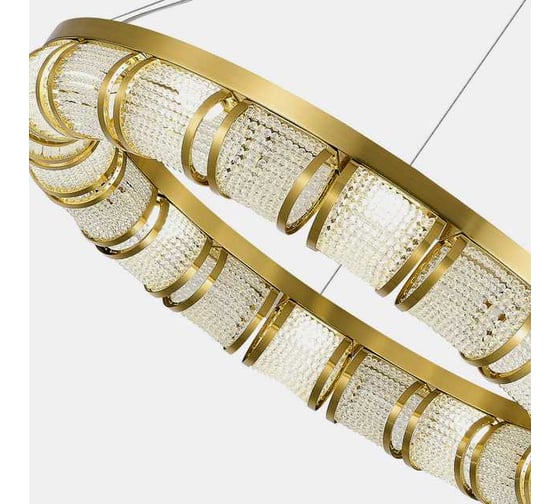 Светильник подвесной ST LUCE Латунь/Прозрачный LED 1*50W SL6011.303.01