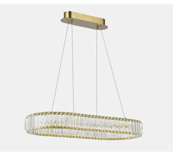 Светильник подвесной ST LUCE Латунь/Прозрачный LED 1*60W 4000K SL1622.323.01