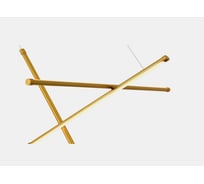 Светильник подвесной ST LUCE Матовое золото LED 1*37W 3000K SL6207.213.37