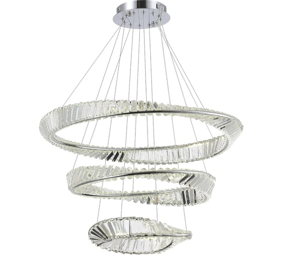 Светильник подвесной ST LUCE Хром/Прозрачный LED 1*97W 4000K SL6204.101.03