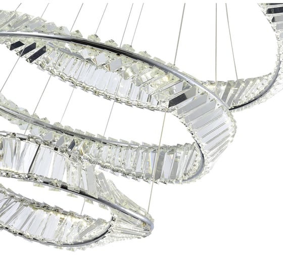 Светильник подвесной ST LUCE Хром/Прозрачный LED 1*97W 4000K SL6204.101.03
