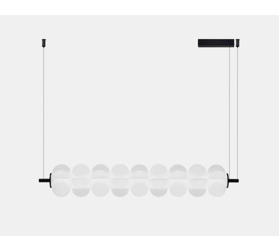 Светильник подвесной ST LUCE Черный/Белый LED 1*30W 3000K SL6121.413.01