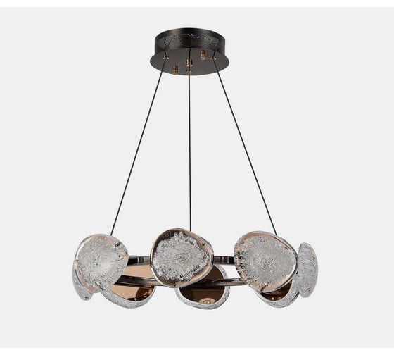 Светильник подвесной ST LUCE Черный/Золотистый LED 1*64W 4000K SL6018.203.64