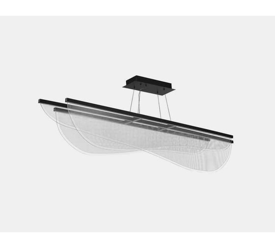 Светильник подвесной ST LUCE Черный/Прозрачный LED 1*60W 4000K SL6509.423.01
