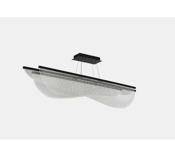 Светильник подвесной ST LUCE Черный/Прозрачный LED 1*60W 4000K SL6509.423.01