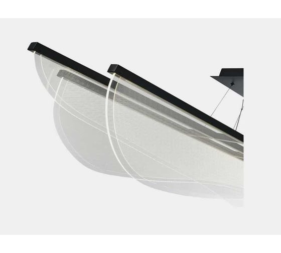 Светильник подвесной ST LUCE Черный/Прозрачный LED 1*60W 4000K SL6509.423.01