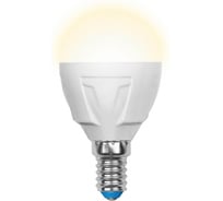 Светодиодная диммируемая лампа Uniel LED-G45-6W/NW/E14/FR/DIM ALP01WH 8694