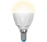 Светодиодная диммируемая лампа Uniel LED-G45-6W/NW/E14/FR/DIM ALP01WH 8694 1