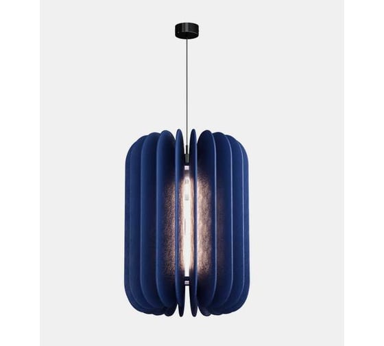 Светильник подвесной ST LUCE Черный/Синий E27 1*60W SL3004.433.01