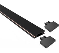 Аксессуары к шинопроводу Jazzway MTR16 1M-BL Шинопровод черный 1000х16мм 5057234