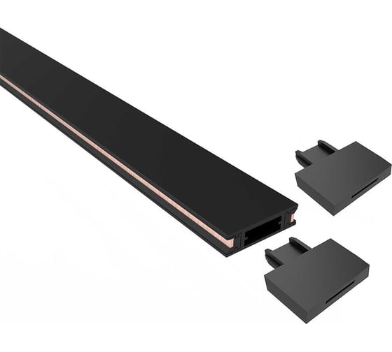 Аксессуары к шинопроводу Jazzway MTR16 1M-BL Шинопровод черный 1000х16мм 5057234 1