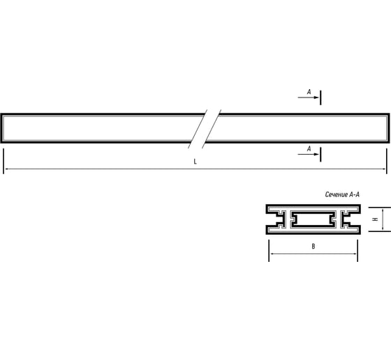 Аксессуары к шинопроводу Jazzway MTR16 1M-BL Шинопровод черный 1000х16мм 5057234