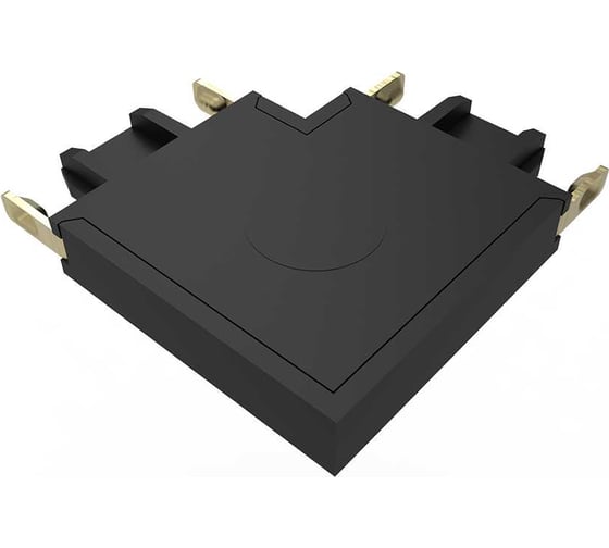 Аксессуары к шинопроводу Jazzway MTR16 CL-BL Коннектор черный L-обр. 5057296