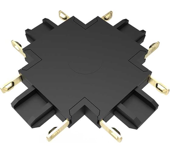 Аксессуары к шинопроводу Jazzway MTR16 CX-BL Коннектор черный X-обр. 5057357