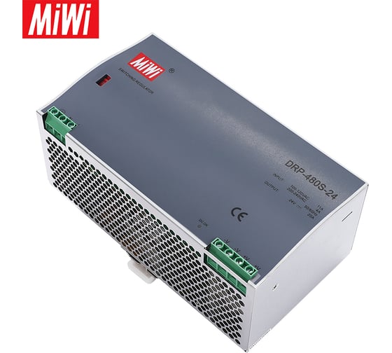 Блок питания MIWI на DIN-рейку DRP-480-24