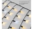 Светодиодная гирлянда Neon-Night Бахрома (Айсикл), 4,0x0,6 м, 128 LED теплый белый, черный каучук 2,3 мм, IP67, эффект мерцания, 230В (нужен блок 315-000) 255-236-6 2