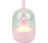 Светильник ночник настольный Lumin'arte зайчик розовый регулировка яркости TL06