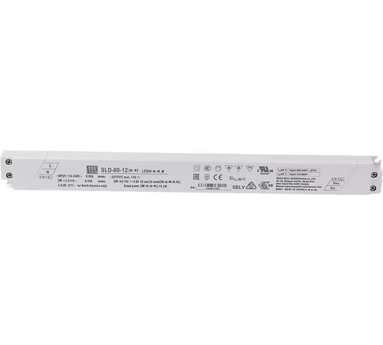 LED-драйвер Mean Well SLD-80-12 AC-DC 79.2Вт Т03495406