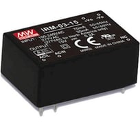 Источник питания AC/DC IRM-03-9 ,3Вт вход 85…305В AC 47...440 Гц Mean Well Т02580561