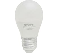 Светодиодная лампа в колбе лон СТАРТ ECO LEDSphereE27 10W теплый свет FP ECO LEDSphereE27 10W 30 FP СТАРТ ECO LEDSphereE27 10*W 30 FP