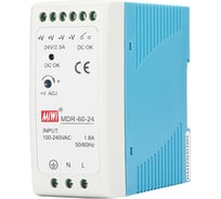 Блок питания MIWI на DIN-рейку MDR-60-24