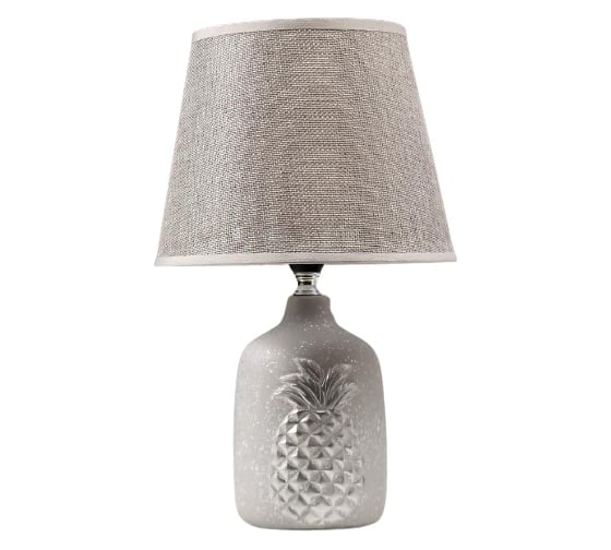 Настольная лампа RISALUX 16241/1GR-SL E14 40Вт серо-серебристый 20х20х32 см 5268034
