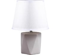 Настольная лампа RISALUX "Форма" 1хЕ14 40Вт белый 20х20х29,5 см. 4438696