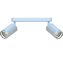 Светильник накладной двойной поворотный truEnergy под лампы 2xGU10 круг белый металл 21365