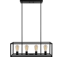 Светильник подвесной truEnergy под лампы 4xE27 IP20 черный металл 21456