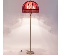 Торшер Citilux Базель бронза с красным абажуром CL407933