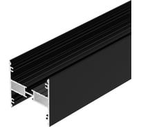 Профиль Arlight LINE-5050-DUAL-2000 ANOD BLACK 2м 045652