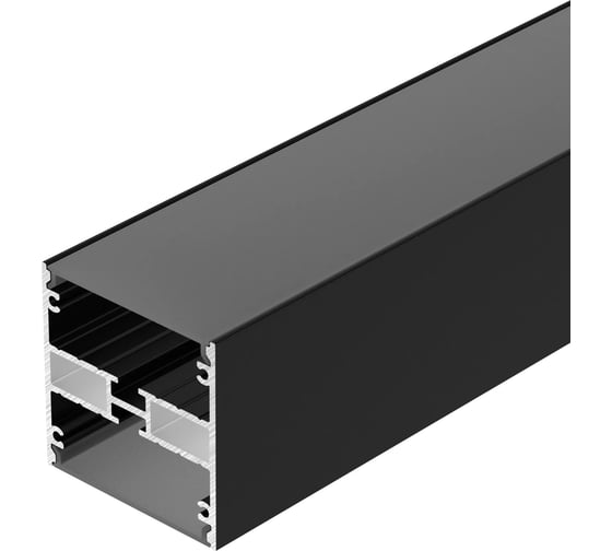 Профиль Arlight LINE-5050-DUAL-3000 ANOD BLACK 3м 047487