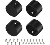 Заглушка Arlight WPH-FLEX-D22-360deg BLACK ALU глухая, 1 комплект 049938