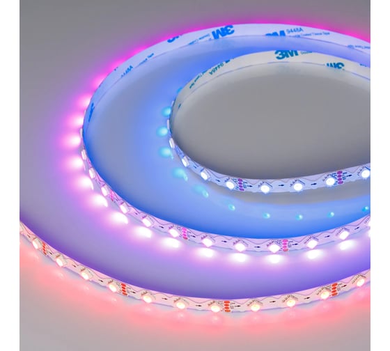 Светодиодная лента Arlight SPI-RZ-B60-8mm 12V RGB-PX1-BPT 5м 047382