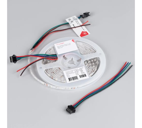 Светодиодная лента Arlight SPI-RZ-F60-6mm 12V RGB-PX1-BPT 5м 044684