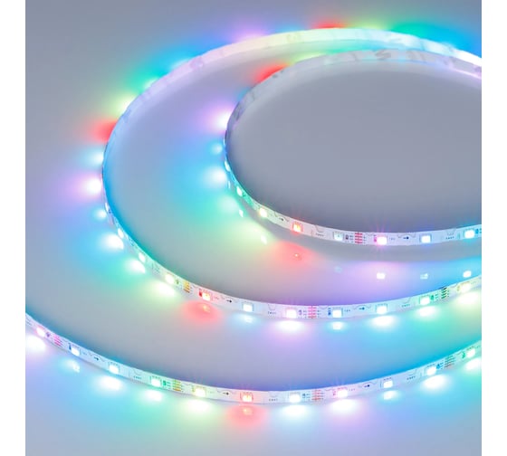 Светодиодная лента Arlight SPI-RZ-F60-6mm 12V RGB-PX1-BPT 5м 044684