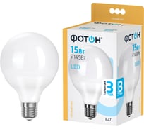 Светодиодная лампа ФОТОН LED G95 15W E27 3000K 23948