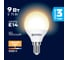 Светодиодная лампа ФОТОН LED P45 9Вт E14 3000K теплый свет 24014 3