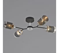 Потолочная люстра ReLuce 01405-3.3-04B BK+CR