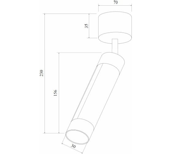 Настенно-потолочный светильник Eurosvet 20084/1 LED серебро a047506